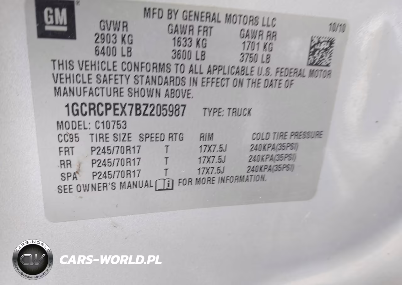 2011 Chevrolet Silverado 1500 Work Truck VIN:1GCRCPEX7BZ205987 - 9