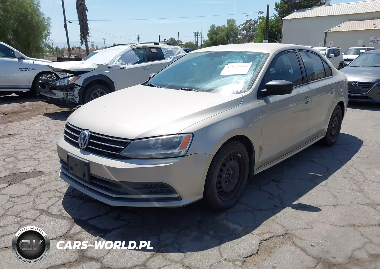 2015 Volkswagen Jetta 2.0L S VIN:3VW2K7AJ2FM272023 - 2