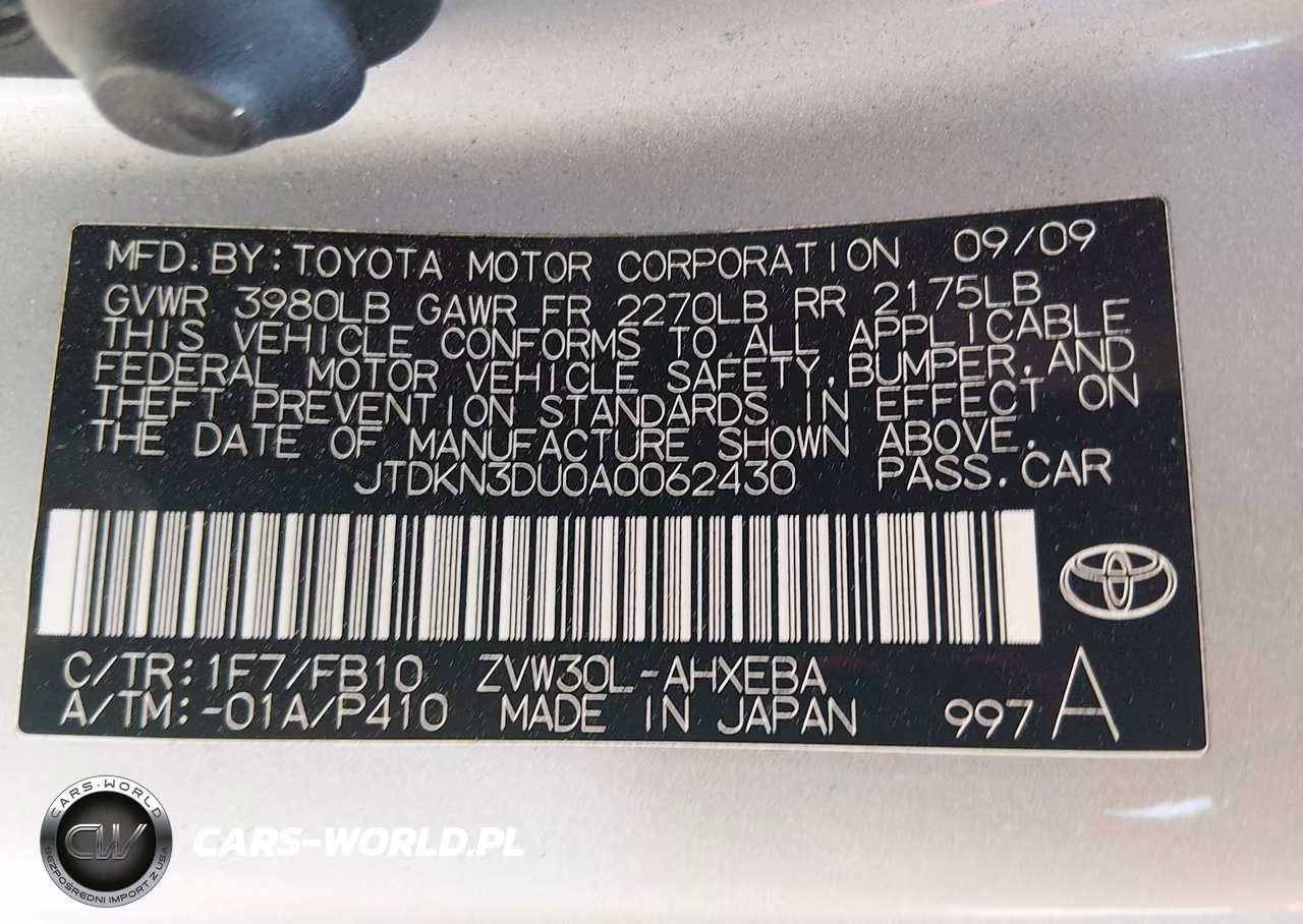 2010 Toyota Prius Ii VIN:JTDKN3DU0A0062430 - 9