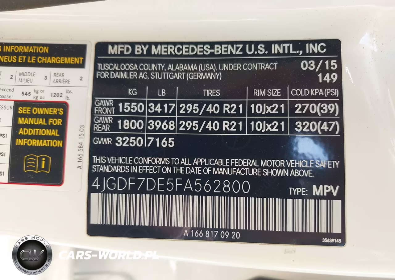 2015 Mercedes-Benz Gl 550 4Matic VIN:4JGDF7DE5FA562800 - 9