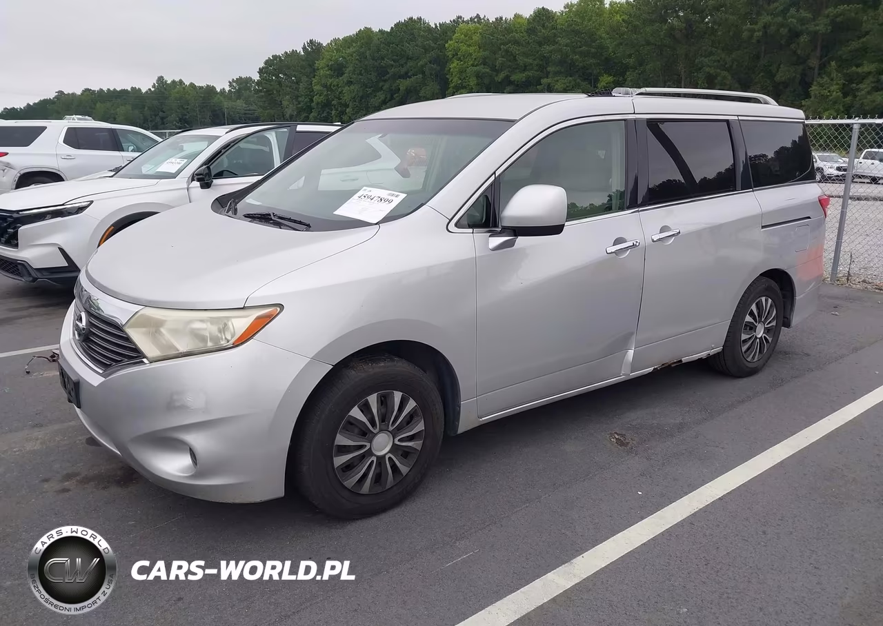 2012 Nissan Quest S VIN:JN8AE2KP0C9031877 - 2