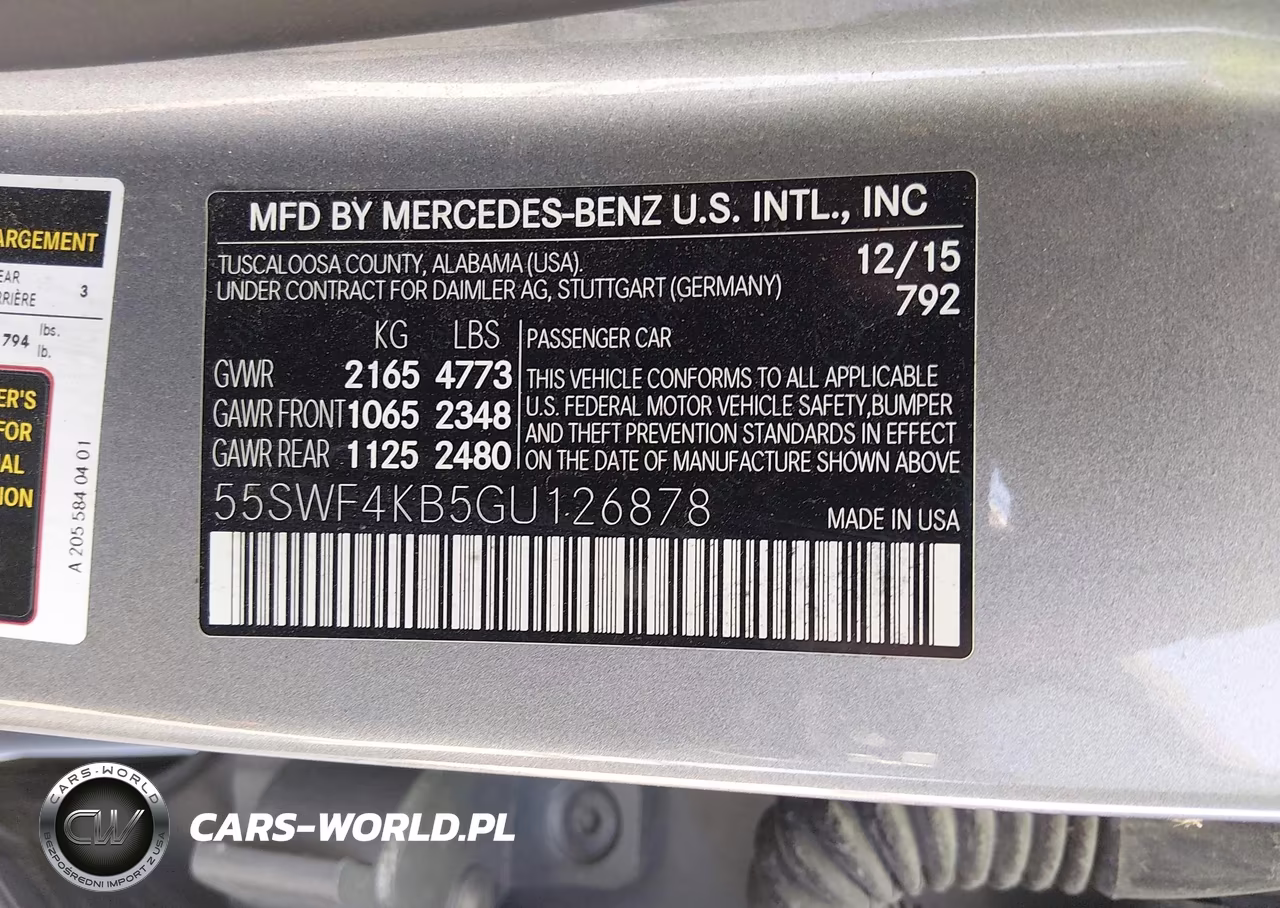 2016 Mercedes-Benz C 300 Sport 4Matic VIN:55SWF4KB5GU126878 - 9