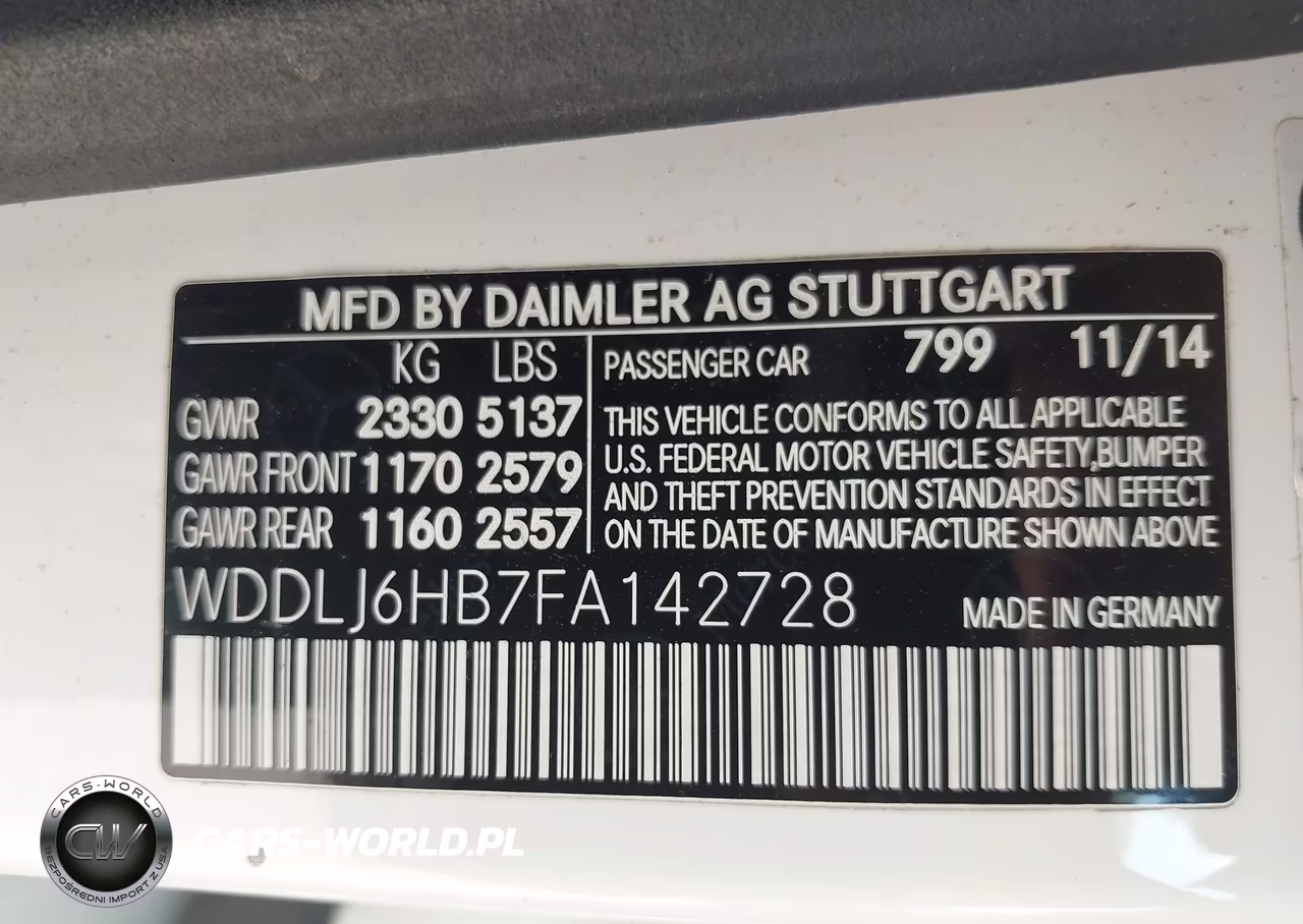 2015 Mercedes-Benz Cls 400 4Matic VIN:WDDLJ6HB7FA142728 - 9