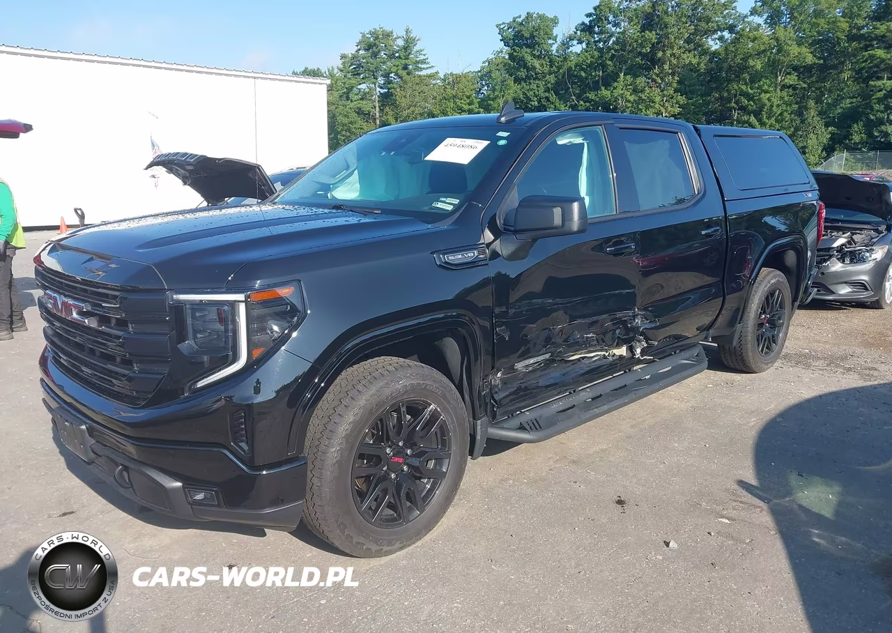 2023 GMC Sierra 1500 4Wd Short Box Elevation With 3Sb VIN:3GTUUCED6PG232546 - 2