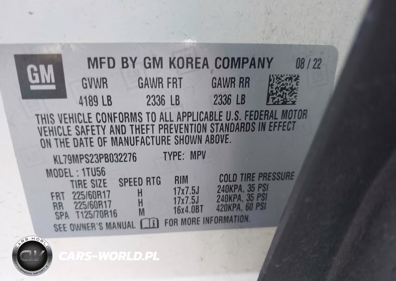 2023 Chevrolet Trailblazer Fwd Lt VIN:KL79MPS23PB032276 - 4
