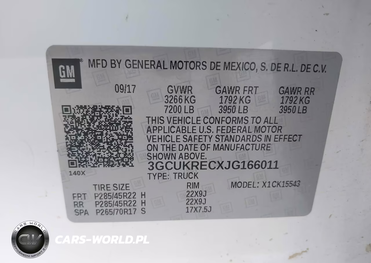 2018 Chevrolet Silverado 1500 2Lt VIN:3GCUKRECXJG166011 - 9