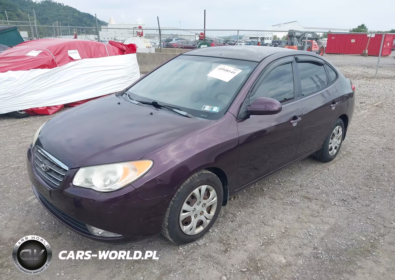 2009 Hyundai Elantra Gls VIN:KMHDU46D29U767972 - 2