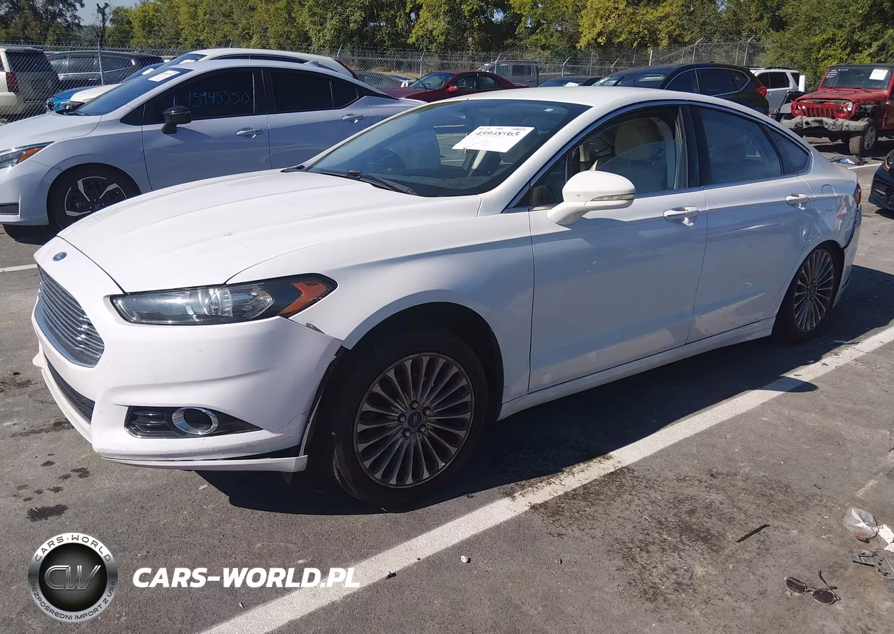 2014 Ford Fusion Titanium VIN:3FA6P0K92ER271303 - 2