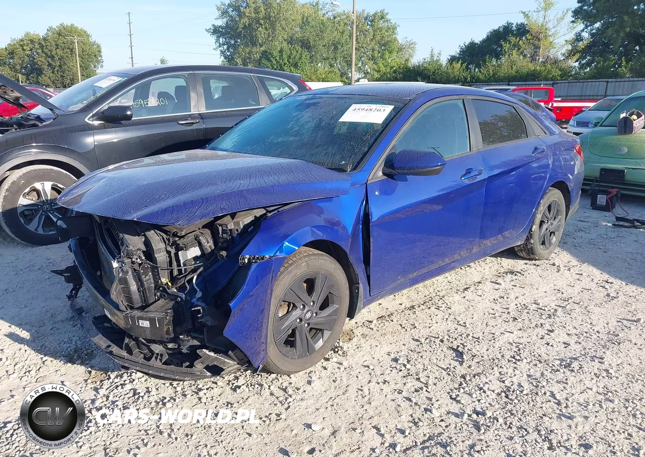 2022 Hyundai Elantra Sel VIN:KMHLM4AG5NU264668 - 2