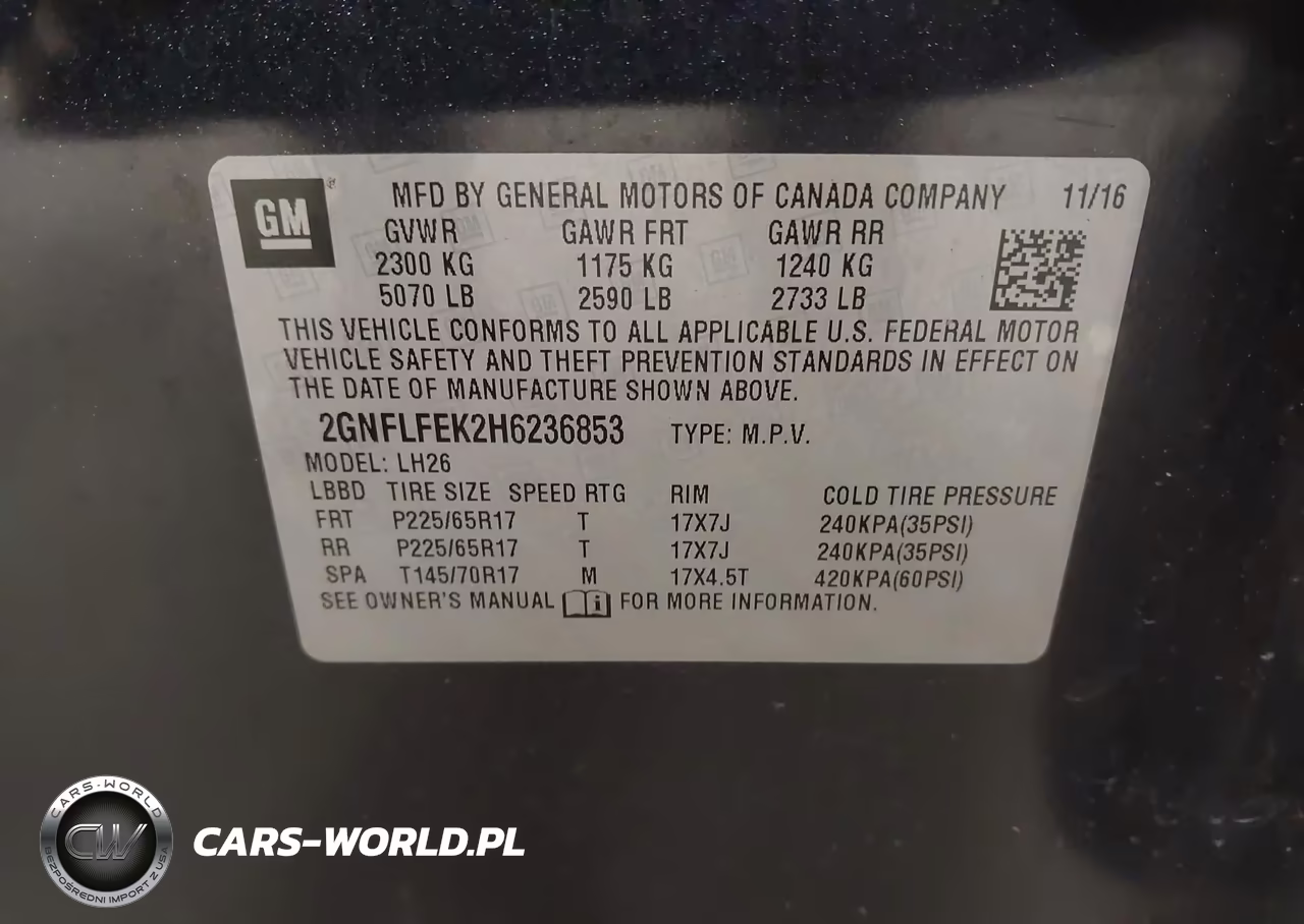 2017 Chevrolet Equinox Lt VIN:2GNFLFEK2H6236853 - 9