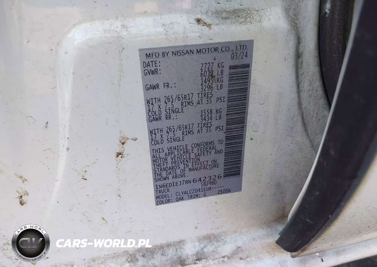 2024 Nissan Frontier Sv 4X2 VIN:1N6ED1EJ7RN642326 - 9