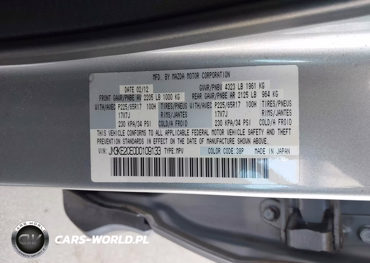 2013 Mazda Cx-5 Touring VIN:JM3KE2CE0D0109133 - 9
