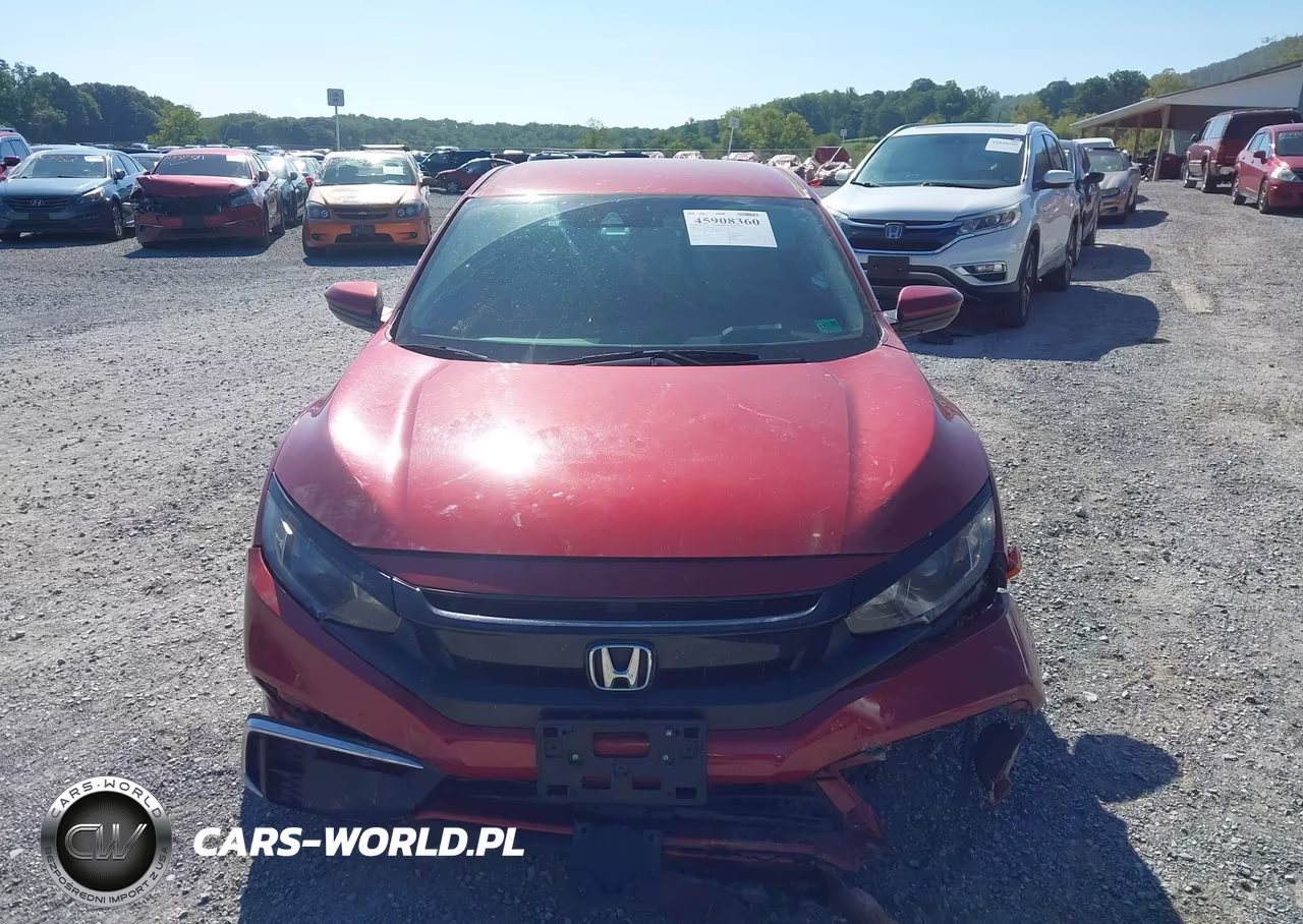 2020 Honda Civic Lx VIN:19XFC2F61LE018575 - 12