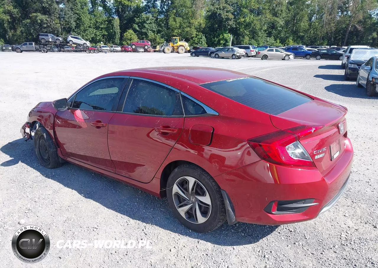 2020 Honda Civic Lx VIN:19XFC2F61LE018575 - 3