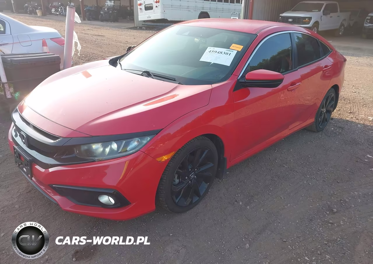 2019 Honda Civic Sport VIN:2HGFC2F8XKH531183 - 2