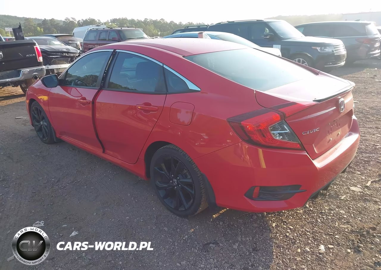 2019 Honda Civic Sport VIN:2HGFC2F8XKH531183 - 3