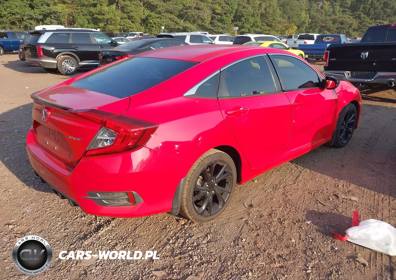 2019 Honda Civic Sport VIN:2HGFC2F8XKH531183 - 4