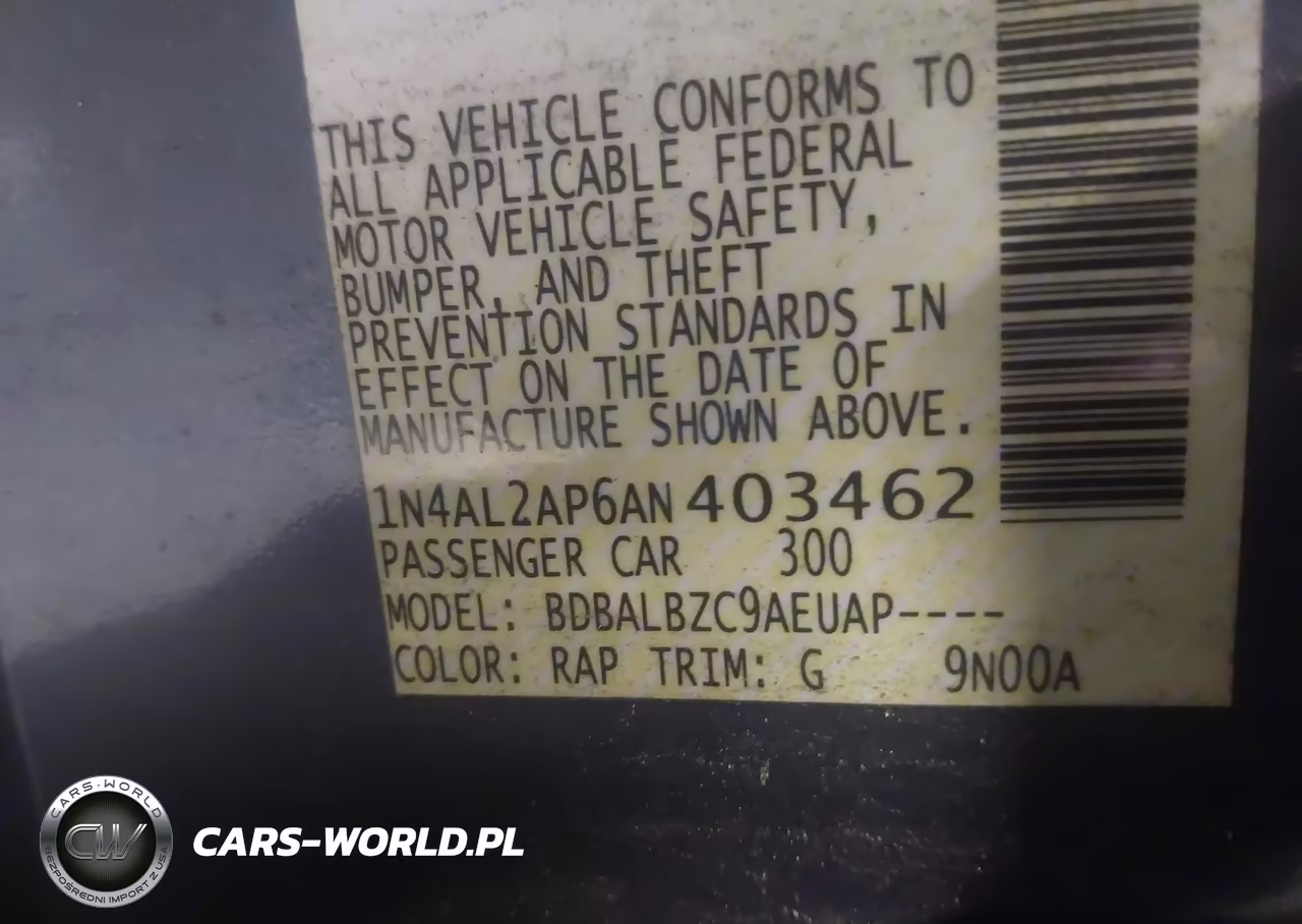 2010 Nissan Altima 2.5 S VIN:1N4AL2AP6AN403462 - 9