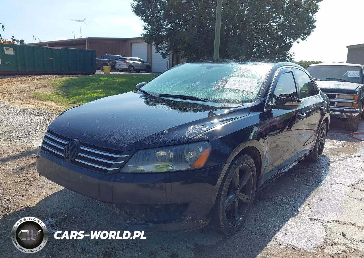 2012 Volkswagen Passat 2.5L Se VIN:1VWBP7A31CC066319 - 2