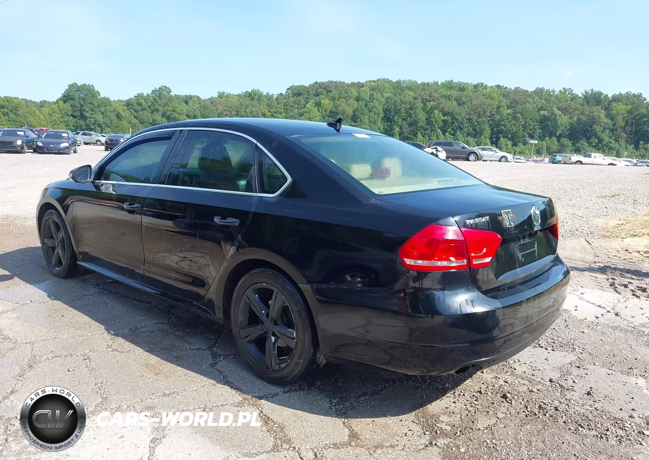 2012 Volkswagen Passat 2.5L Se VIN:1VWBP7A31CC066319 - 3