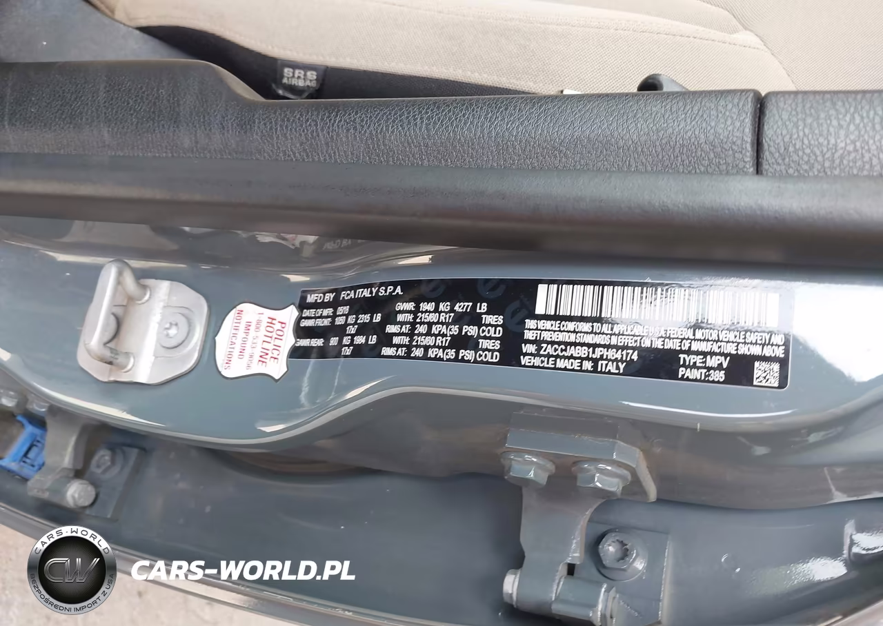 2018 Jeep Renegade Latitude Fwd VIN:ZACCJABB1JPH64174 - 9