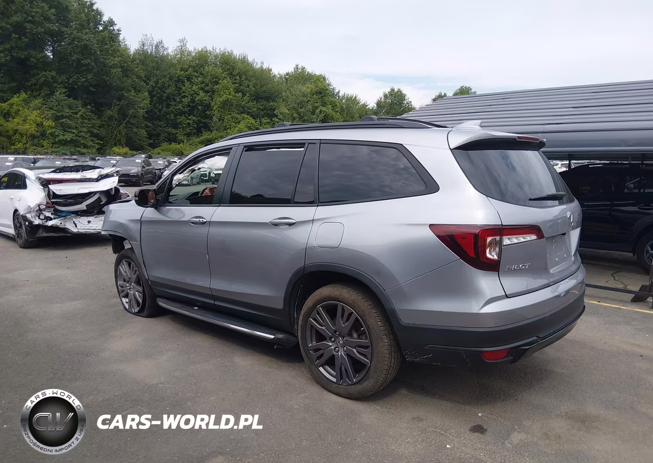 2022 Honda Pilot Awd Sport VIN:5FNYF6H36NB080271 - 3