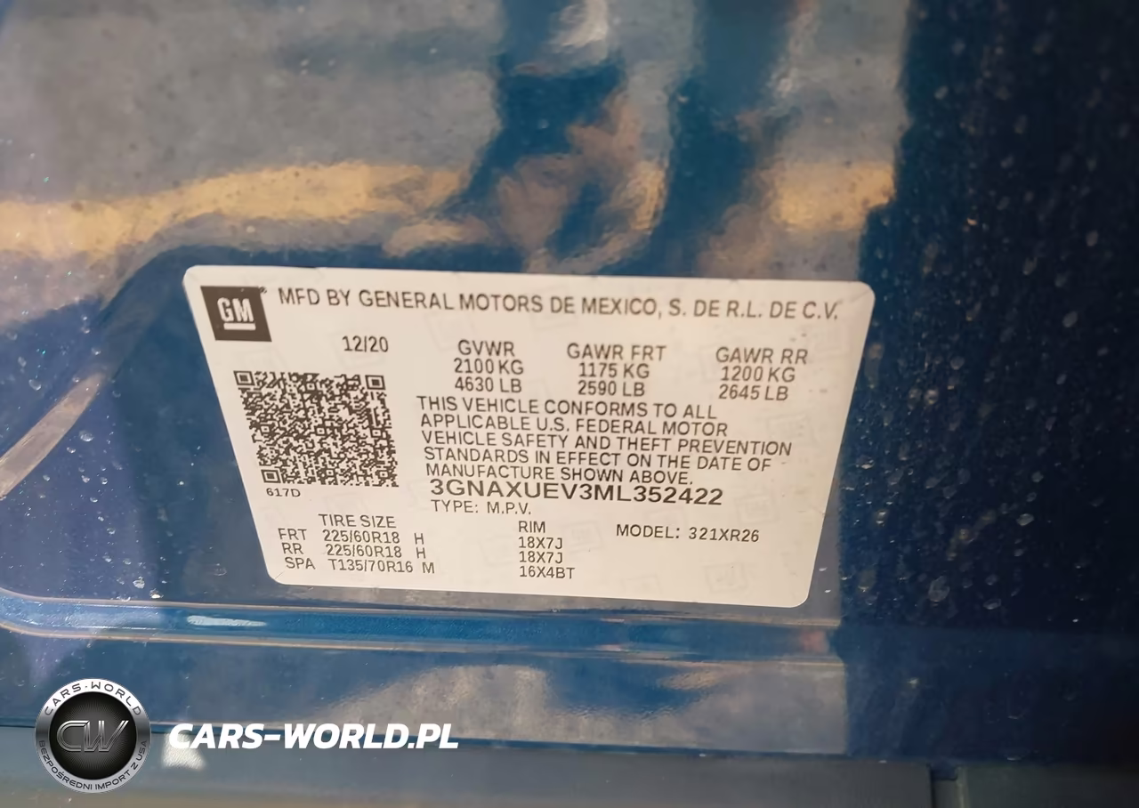 2021 Chevrolet Equinox Awd Lt VIN:3GNAXUEV3ML352422 - 9