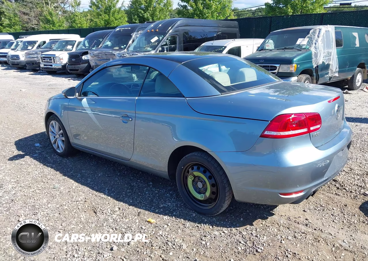2012 Volkswagen Eos Komfort VIN:WVWBW7AH6CV002895 - 3
