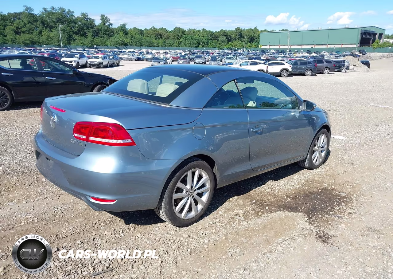 2012 Volkswagen Eos Komfort VIN:WVWBW7AH6CV002895 - 4