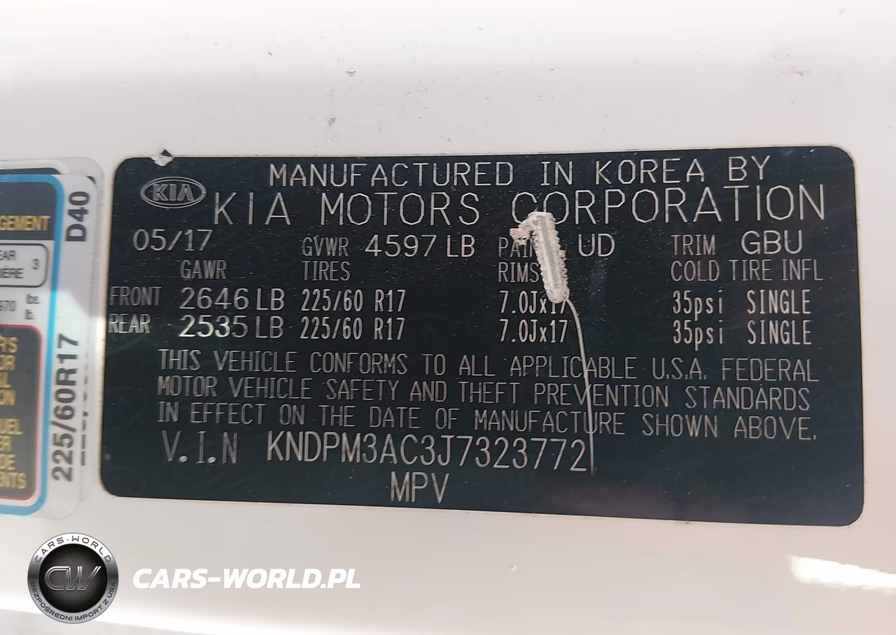 2018 Kia Sportage Lx VIN:KNDPM3AC3J7323772 - 9