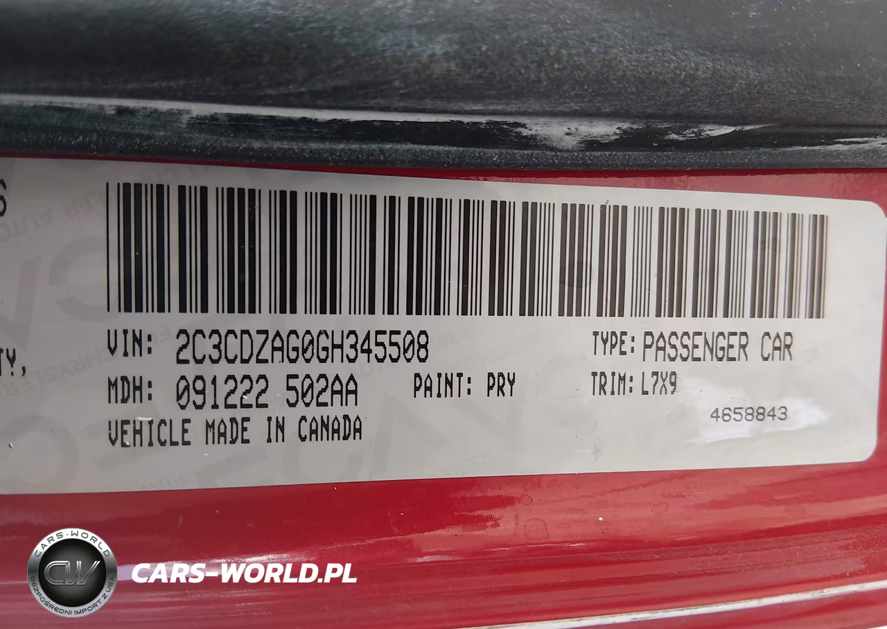 2016 Dodge Challenger Sxt VIN:2C3CDZAG0GH345508 - 9