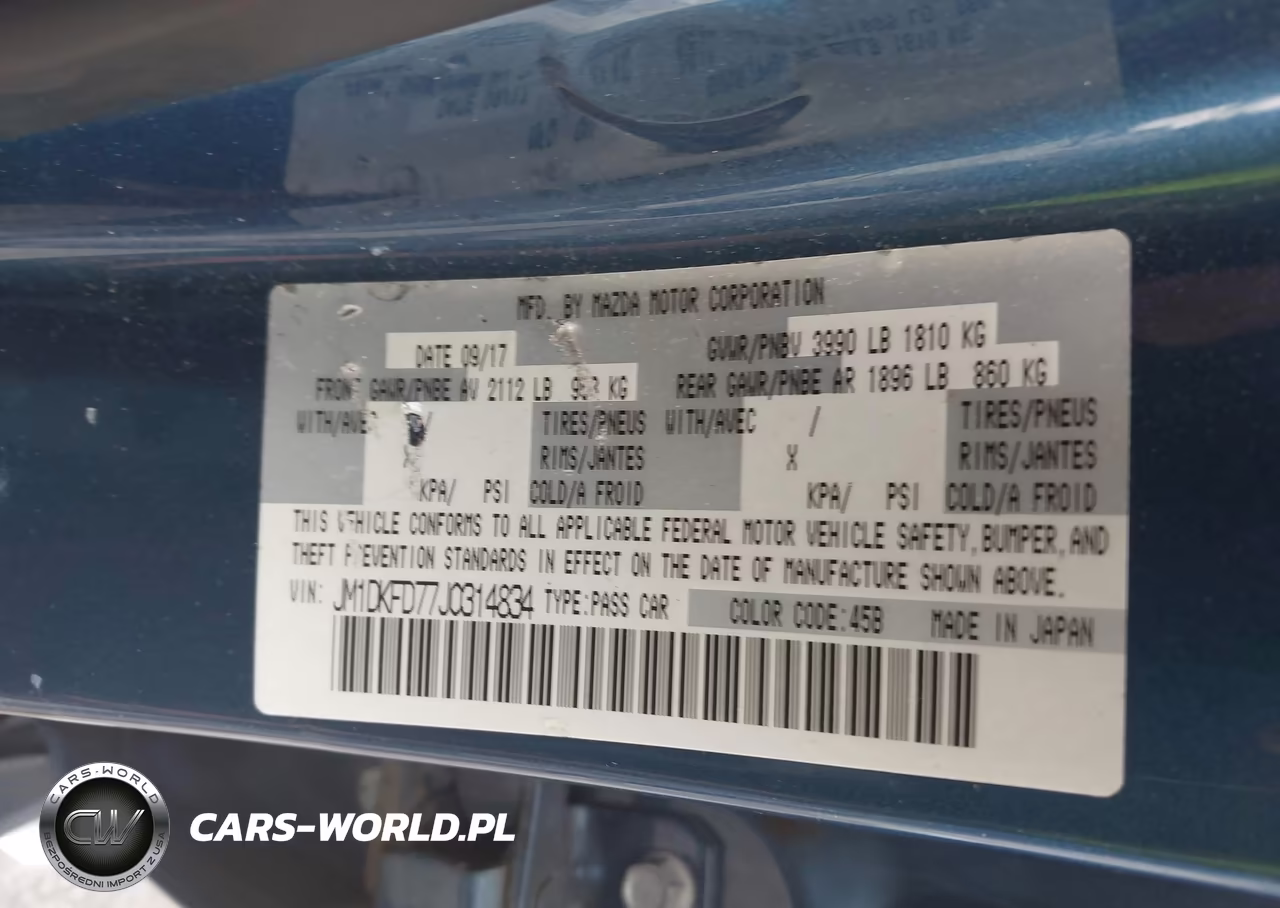 2018 Mazda Cx-3 Grand Touring VIN:JM1DKFD77J0314834 - 9