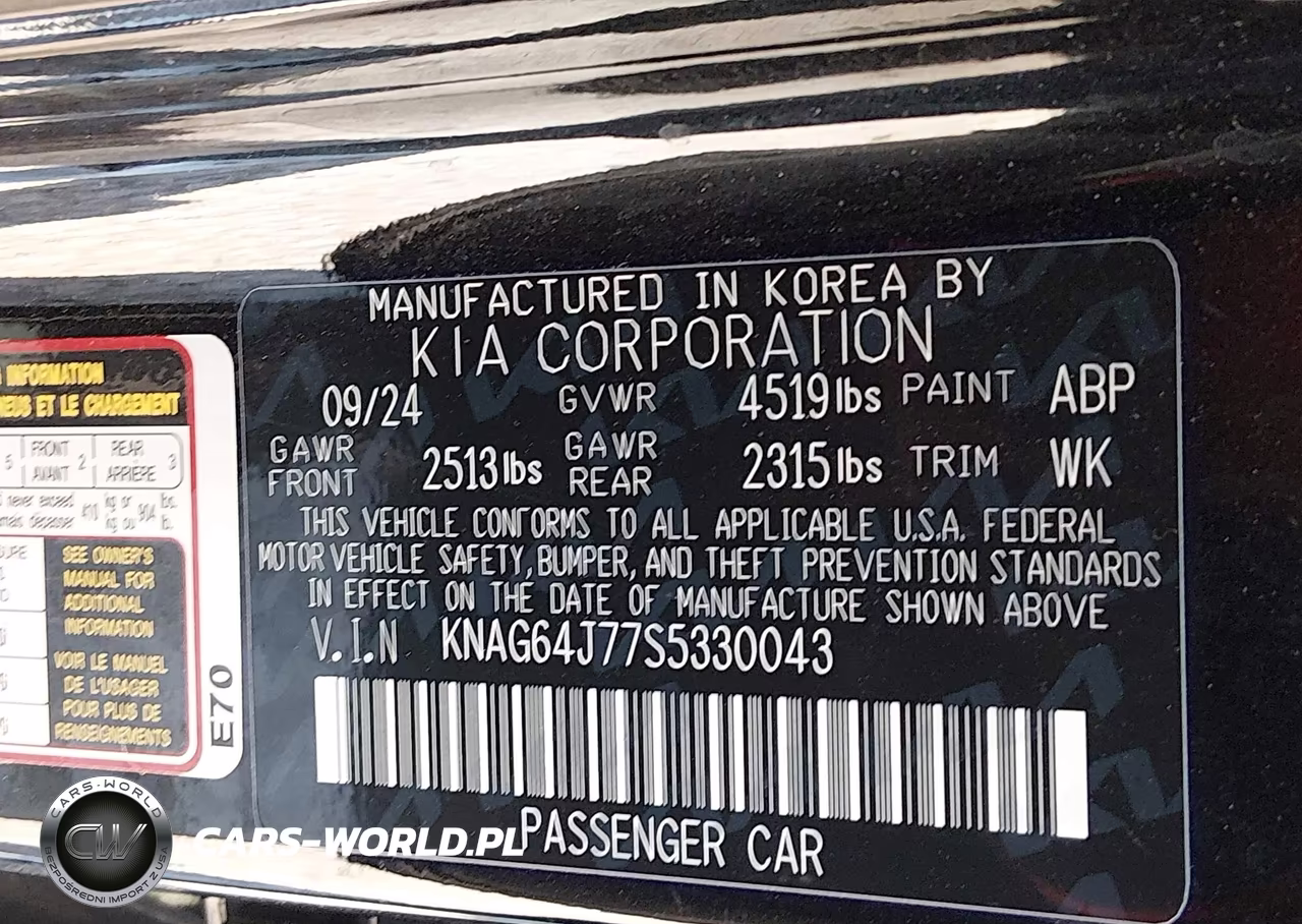 2025 Kia K5 Gt-Line VIN:KNAG64J77S5330043 - 9