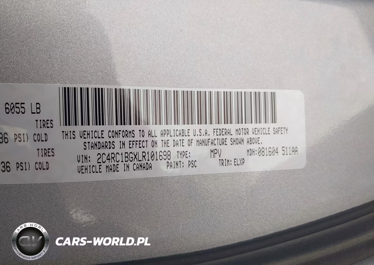 2020 Chrysler Pacifica Touring L VIN:2C4RC1BGXLR101698 - 9
