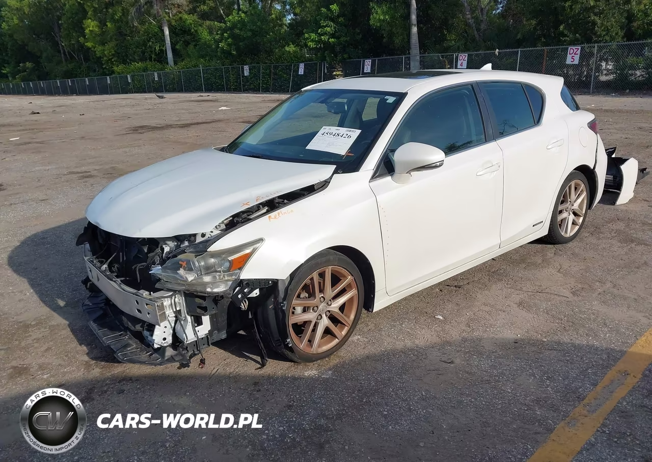 2015 Lexus Ct 200H VIN:JTHKD5BH0F2247723 - 2