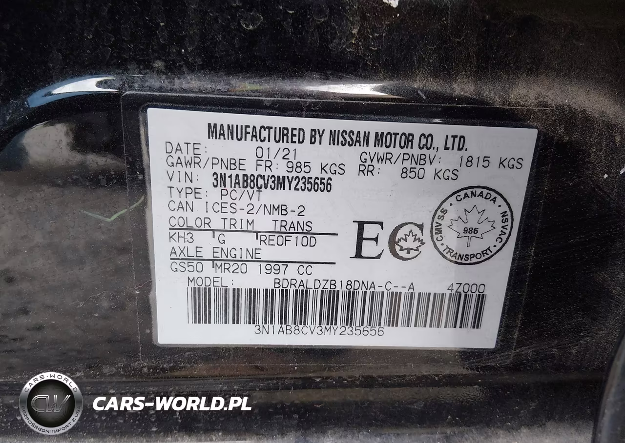 2021 Nissan Sentra Sv Xtronic Cvt VIN:3N1AB8CV3MY235656 - 9