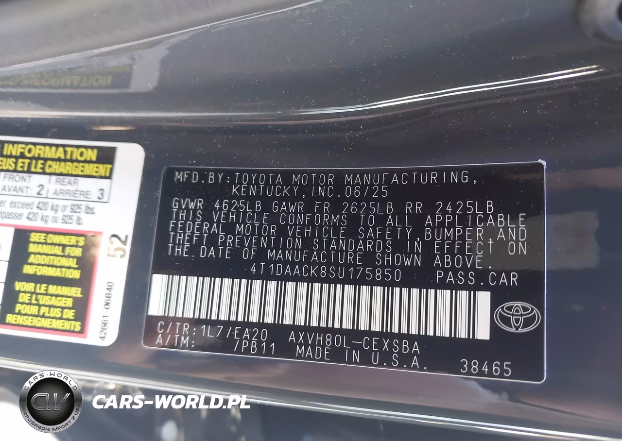 2025 Toyota Camry Se VIN:4T1DAACK8SU175850 - 9