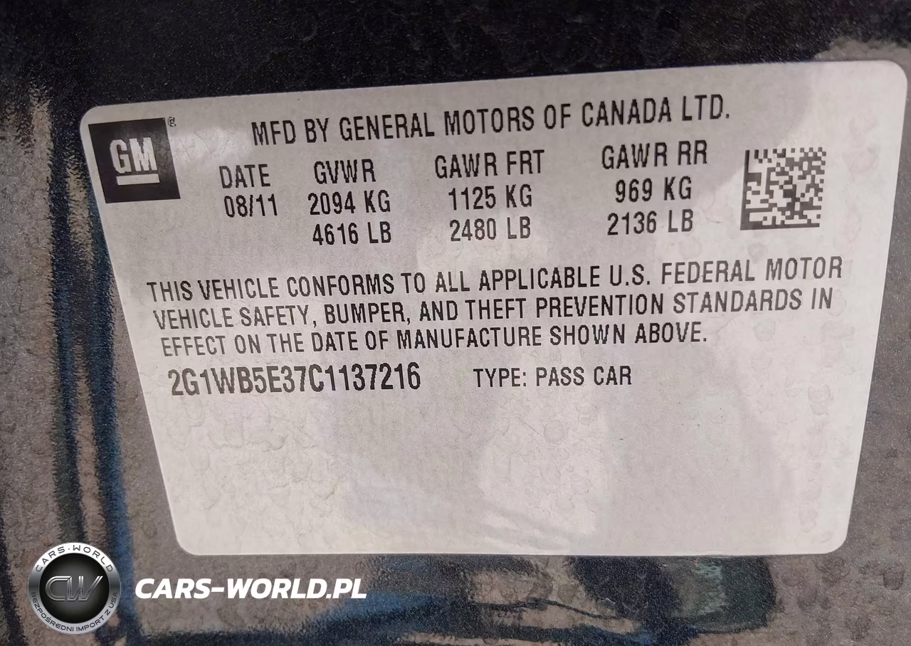 2012 Chevrolet Impala Lt VIN:2G1WB5E37C1137216 - 9
