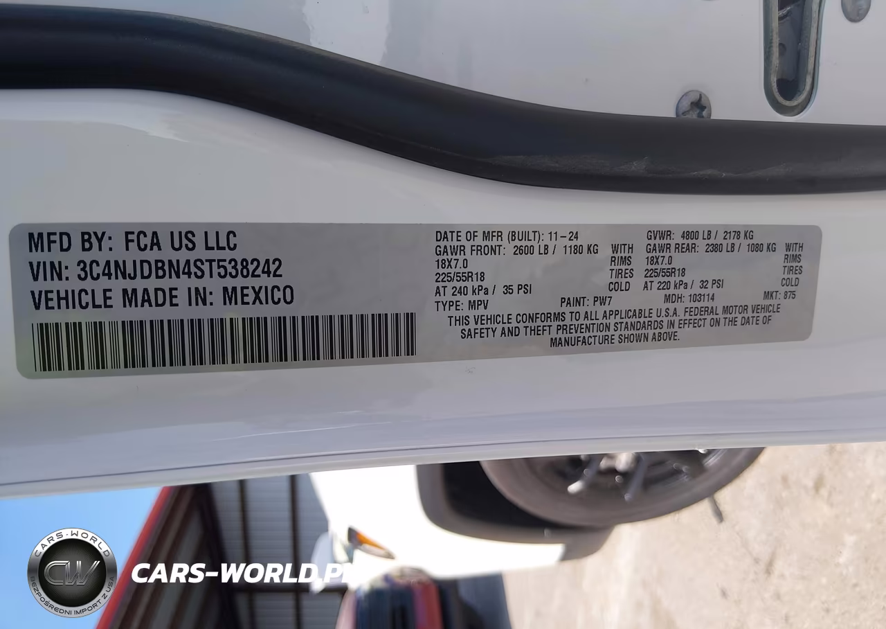 2025 Jeep Compass Latitude 4X4 VIN:3C4NJDBN4ST538242 - 9