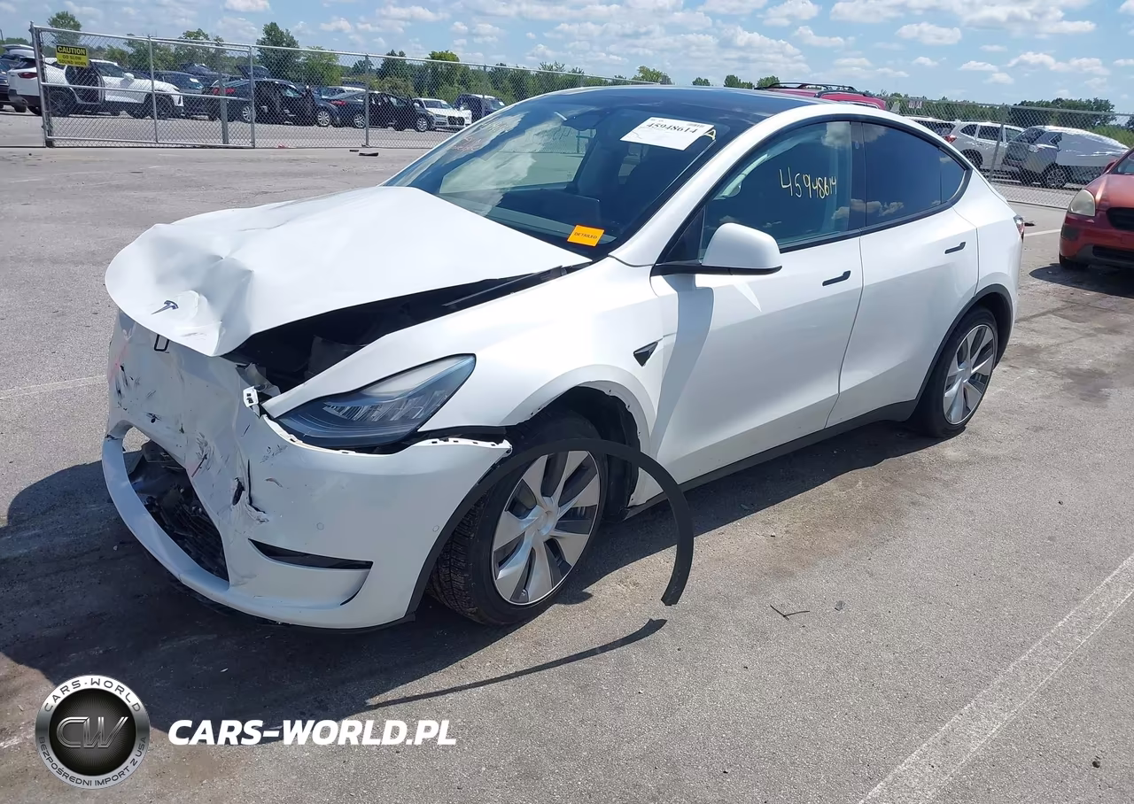 2021 Tesla Model Y Long Range Dual Motor All-Wheel Drive VIN:5YJYGDEEXMF190357 - 2