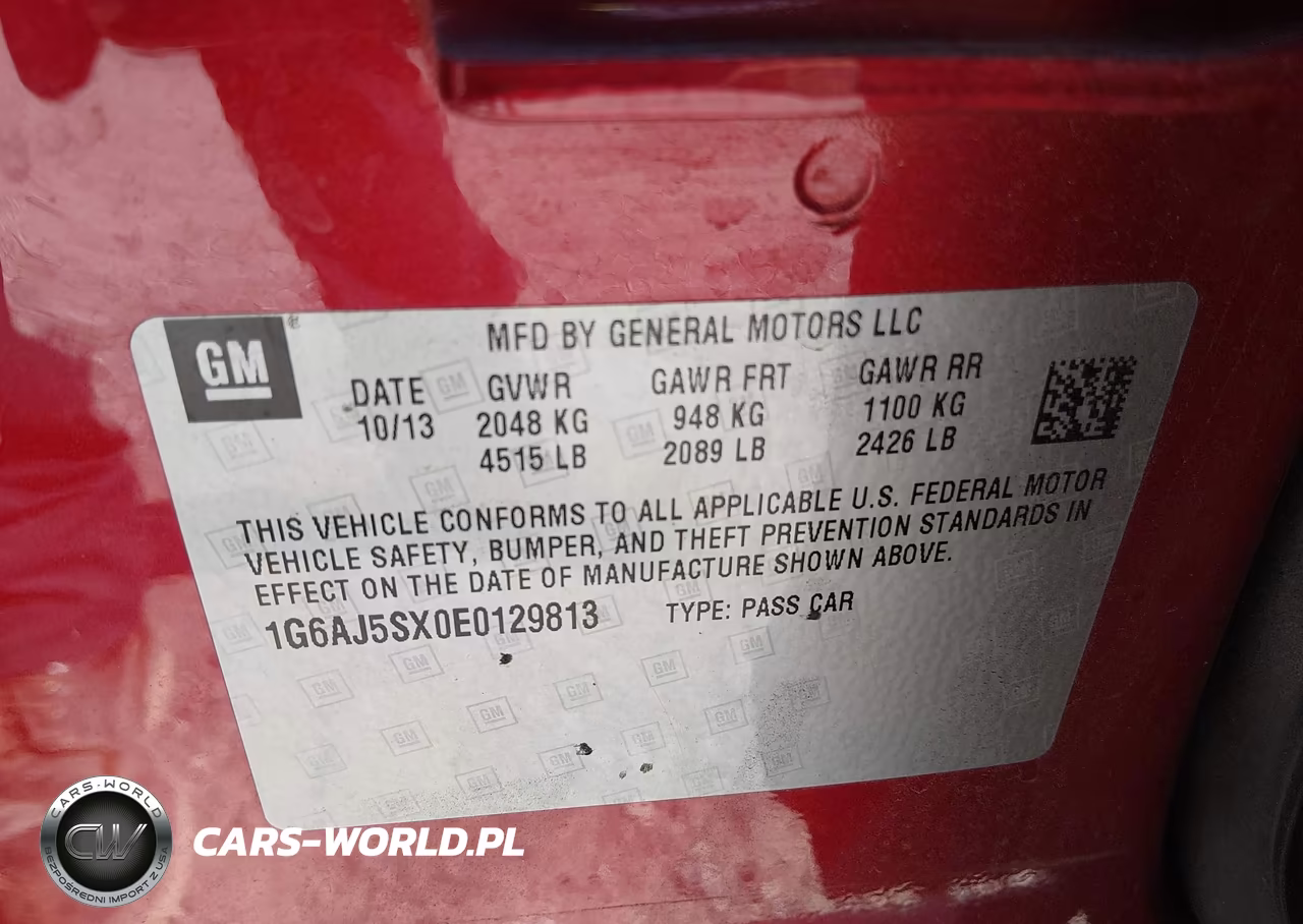 2014 Cadillac Ats Performance VIN:1G6AJ5SX0E0129813 - 9
