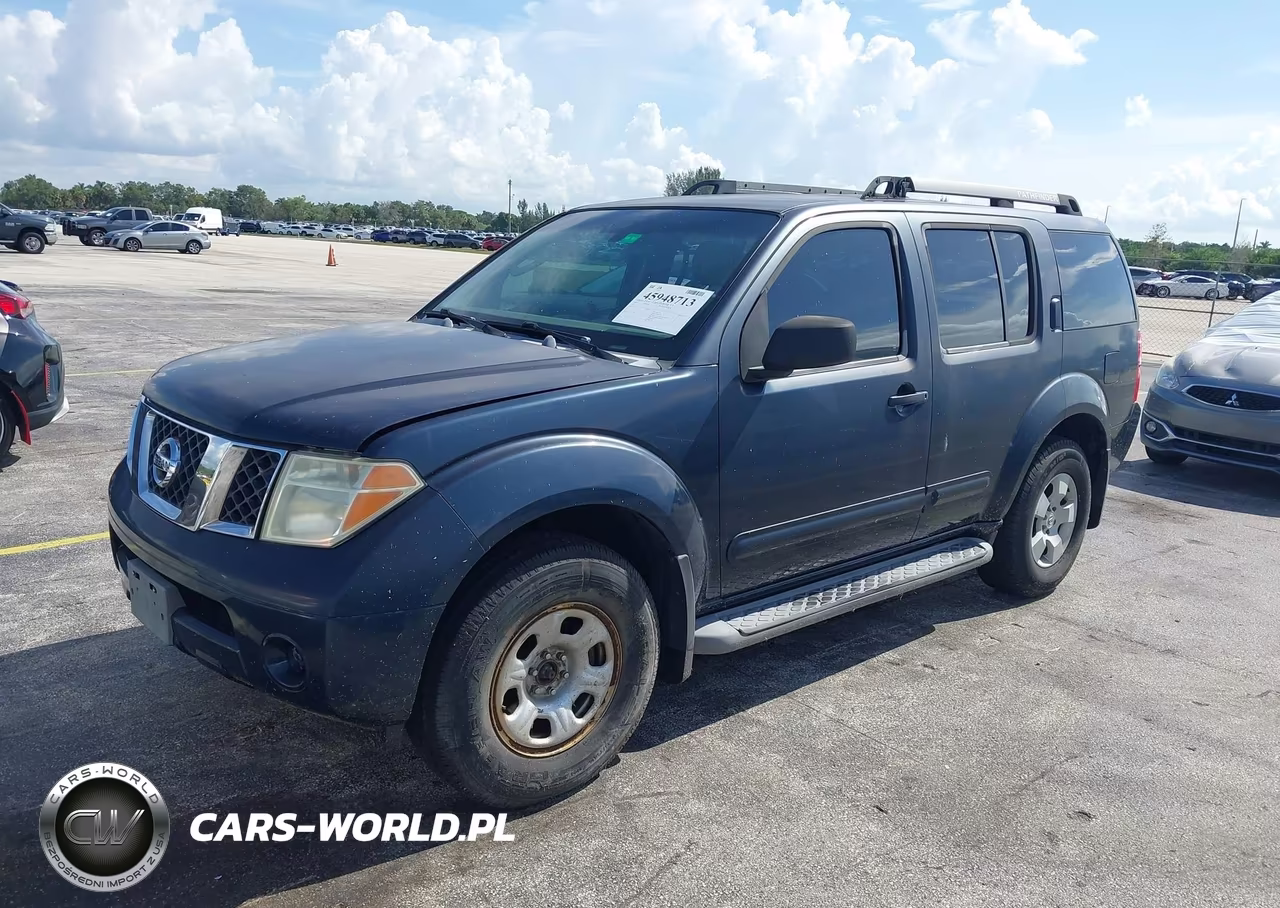 2005 Nissan Pathfinder Xe VIN:5N1AR18W95C782051 - 2