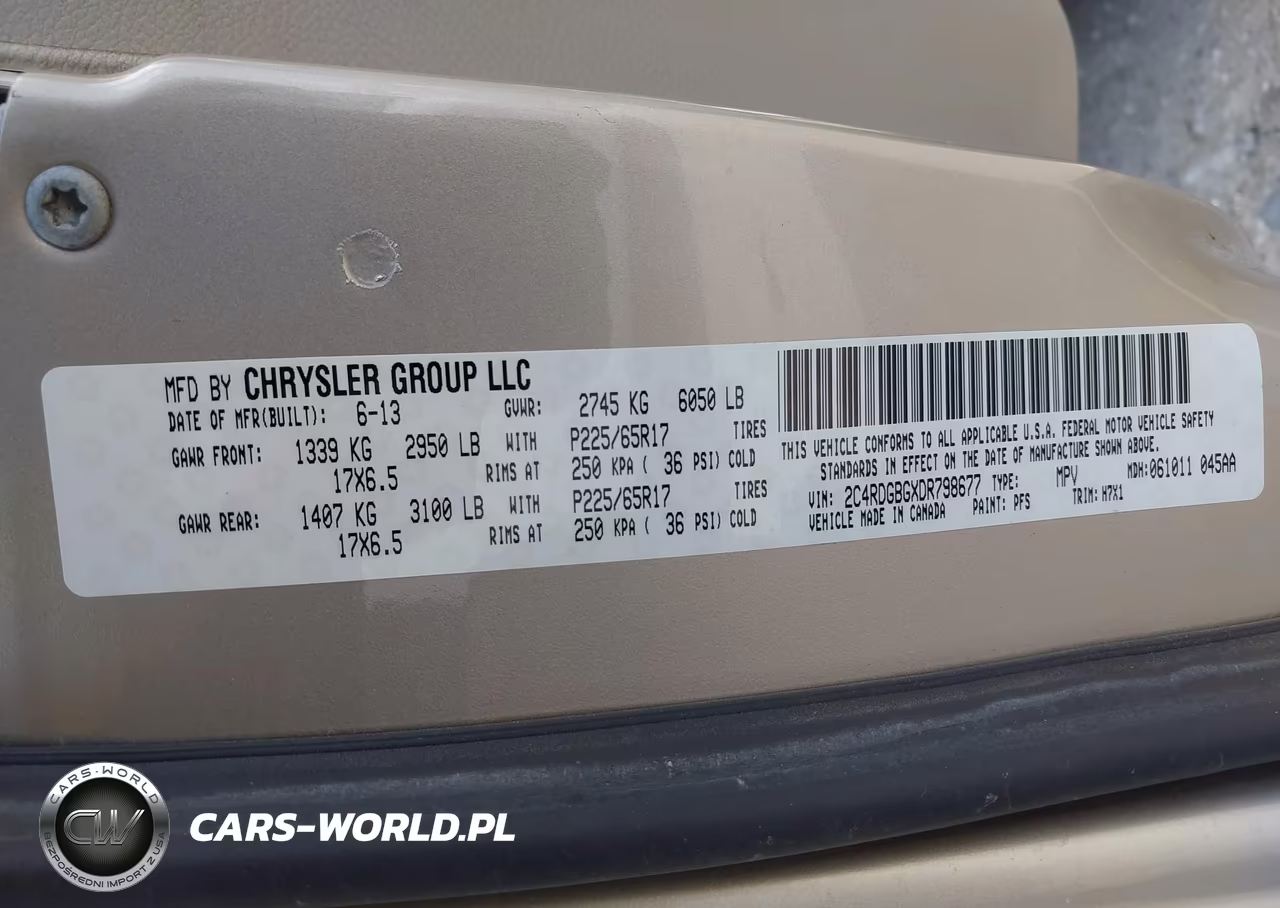 2013 Dodge Grand Caravan Se VIN:2C4RDGBGXDR798677 - 9