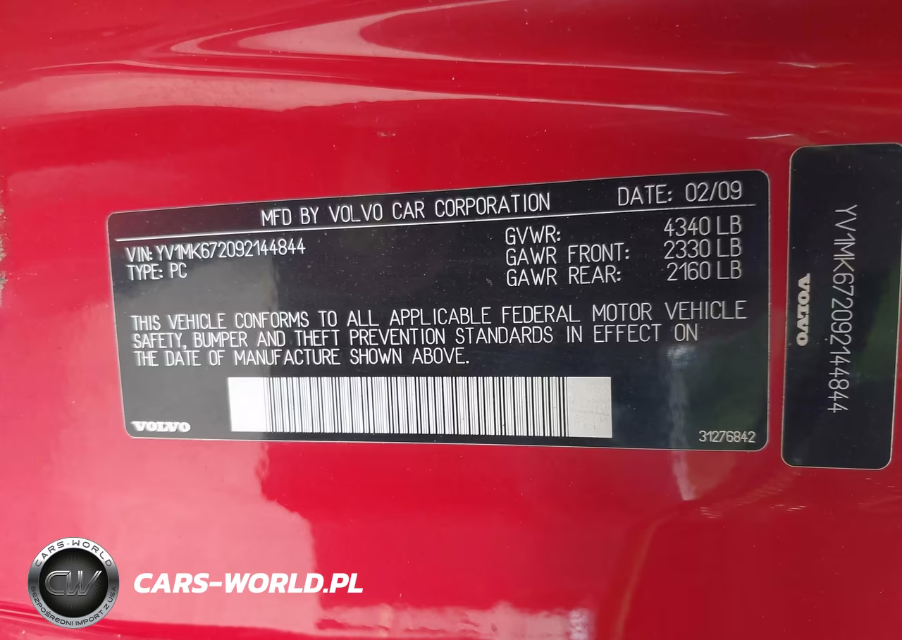 2009 Volvo C30 T5-T5 R-Design VIN:YV1MK672092144844 - 9