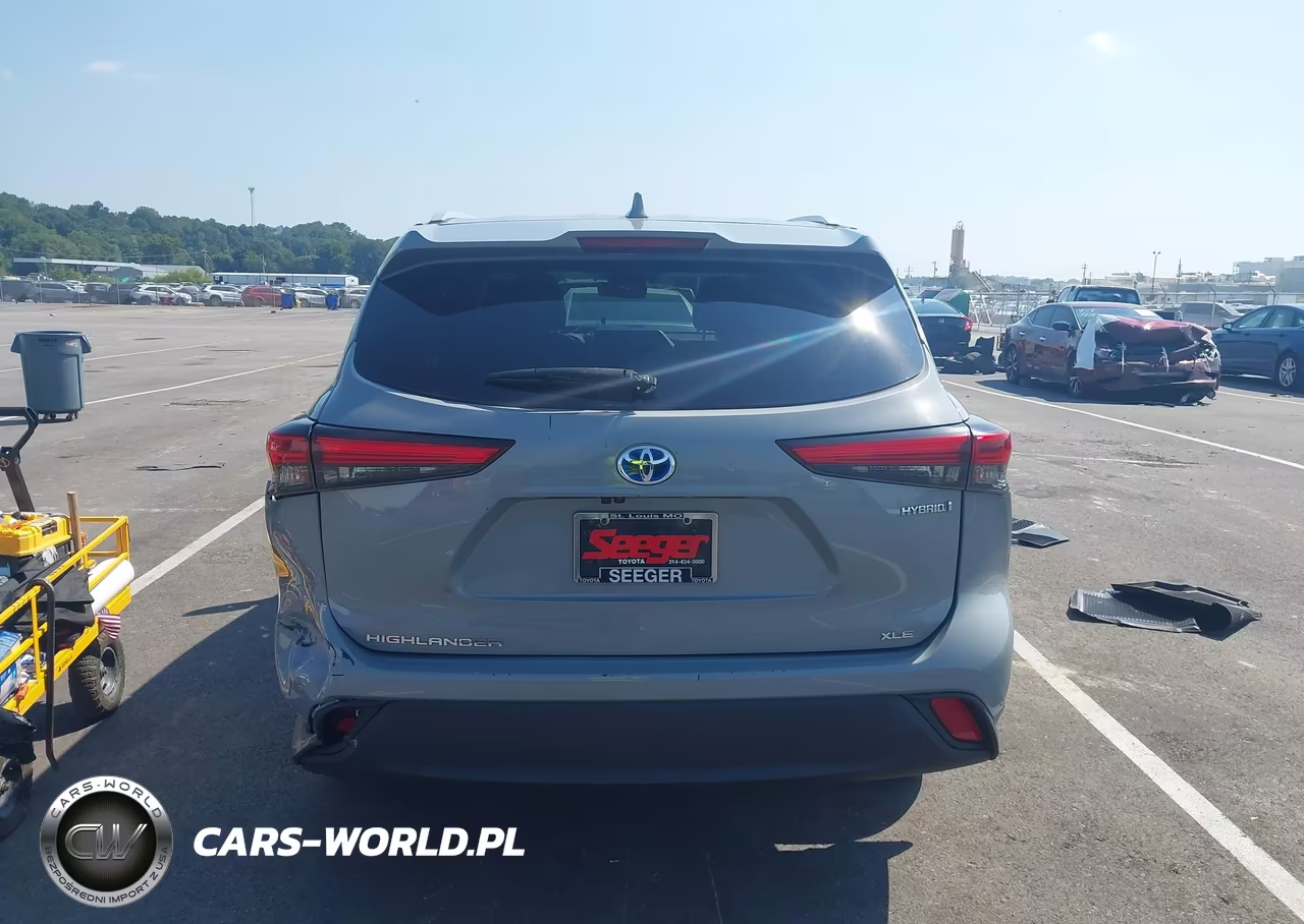 2023 Toyota Highlander Hybrid Xle Bronze VIN:5TDABRCH3PS577388 - 16