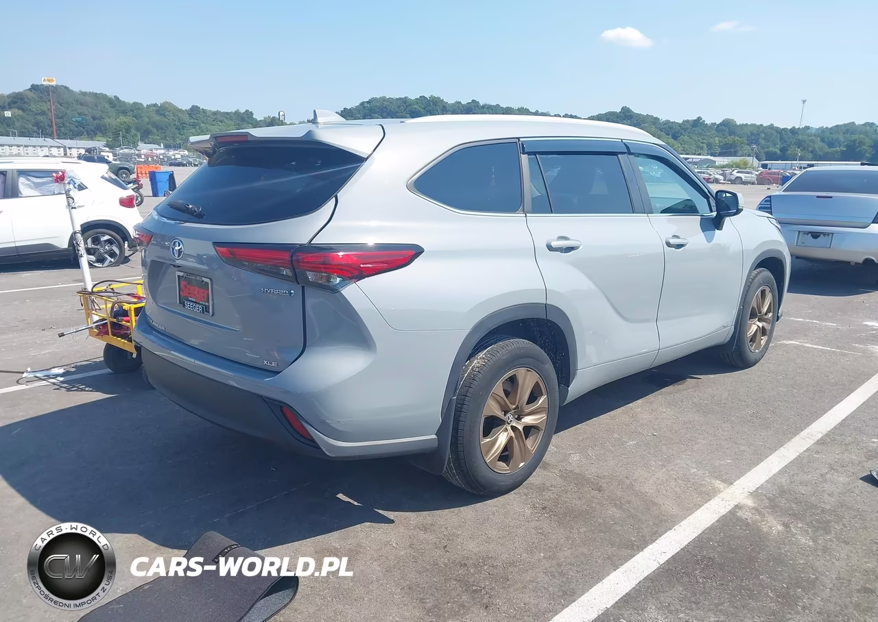 2023 Toyota Highlander Hybrid Xle Bronze VIN:5TDABRCH3PS577388 - 4