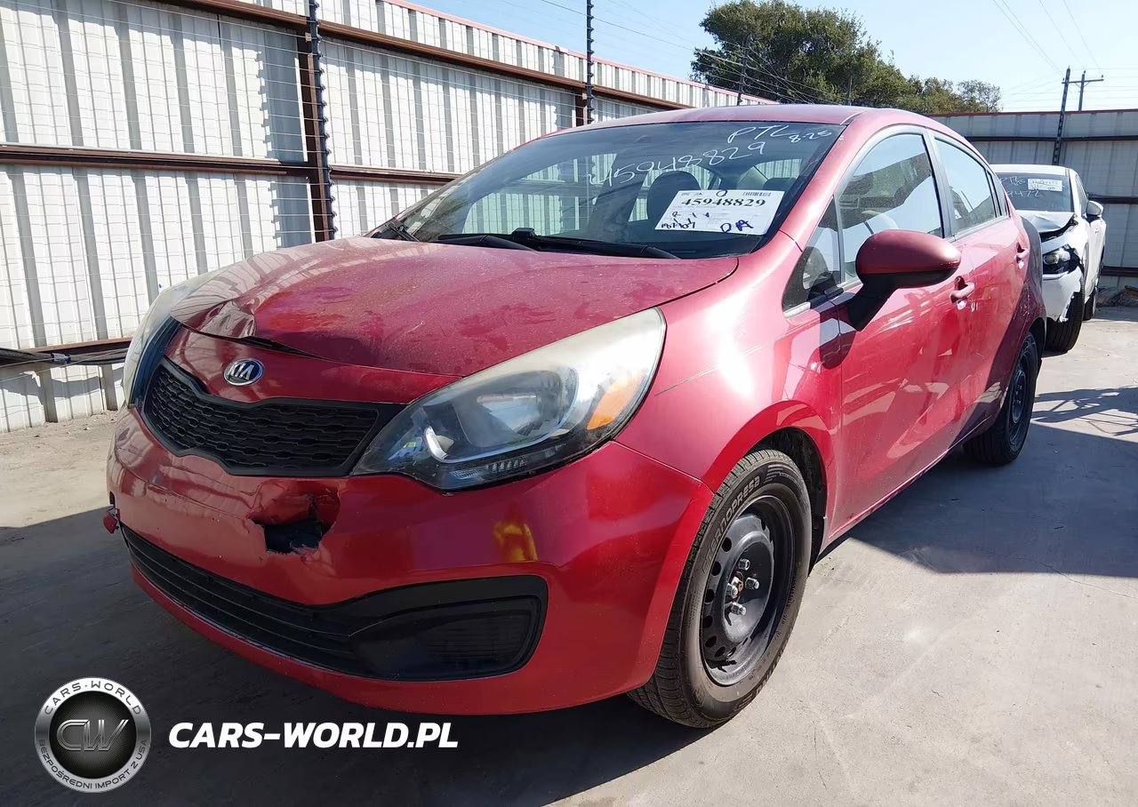 2012 Kia Rio Lx VIN:KNADM4A36C6052527 - 2