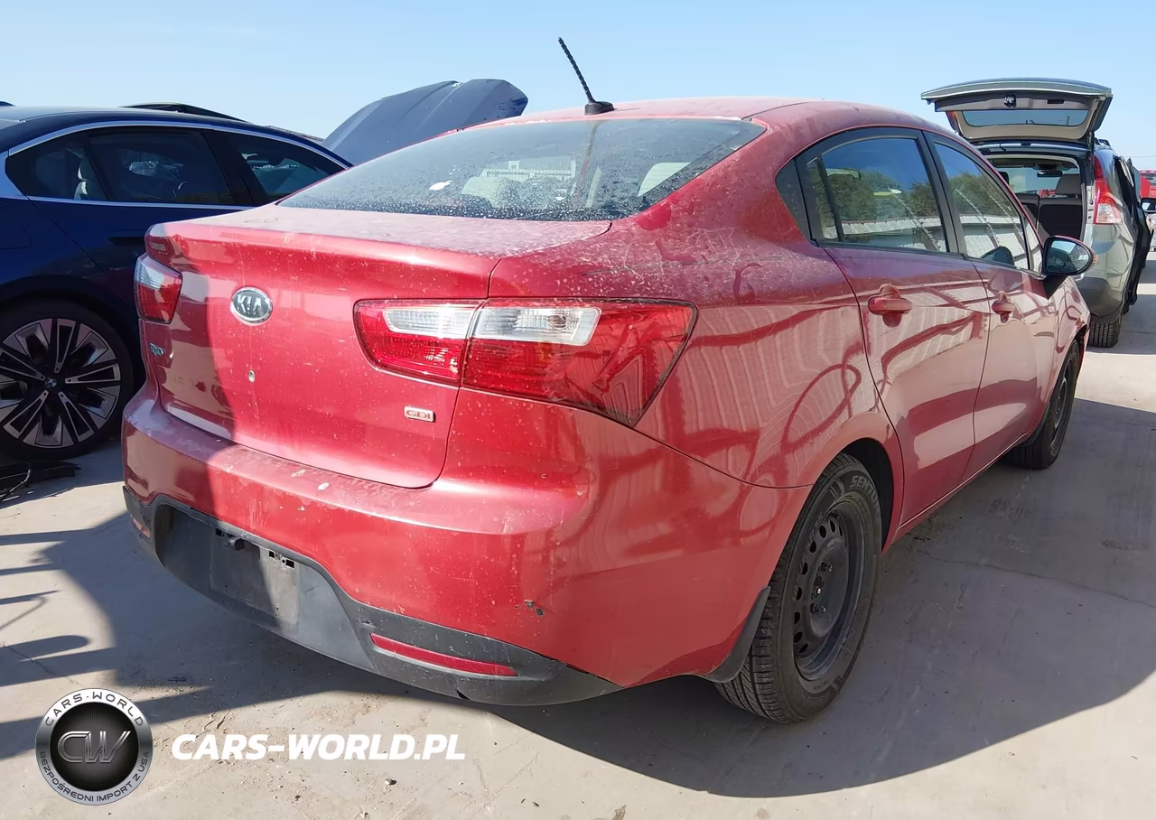 2012 Kia Rio Lx VIN:KNADM4A36C6052527 - 4