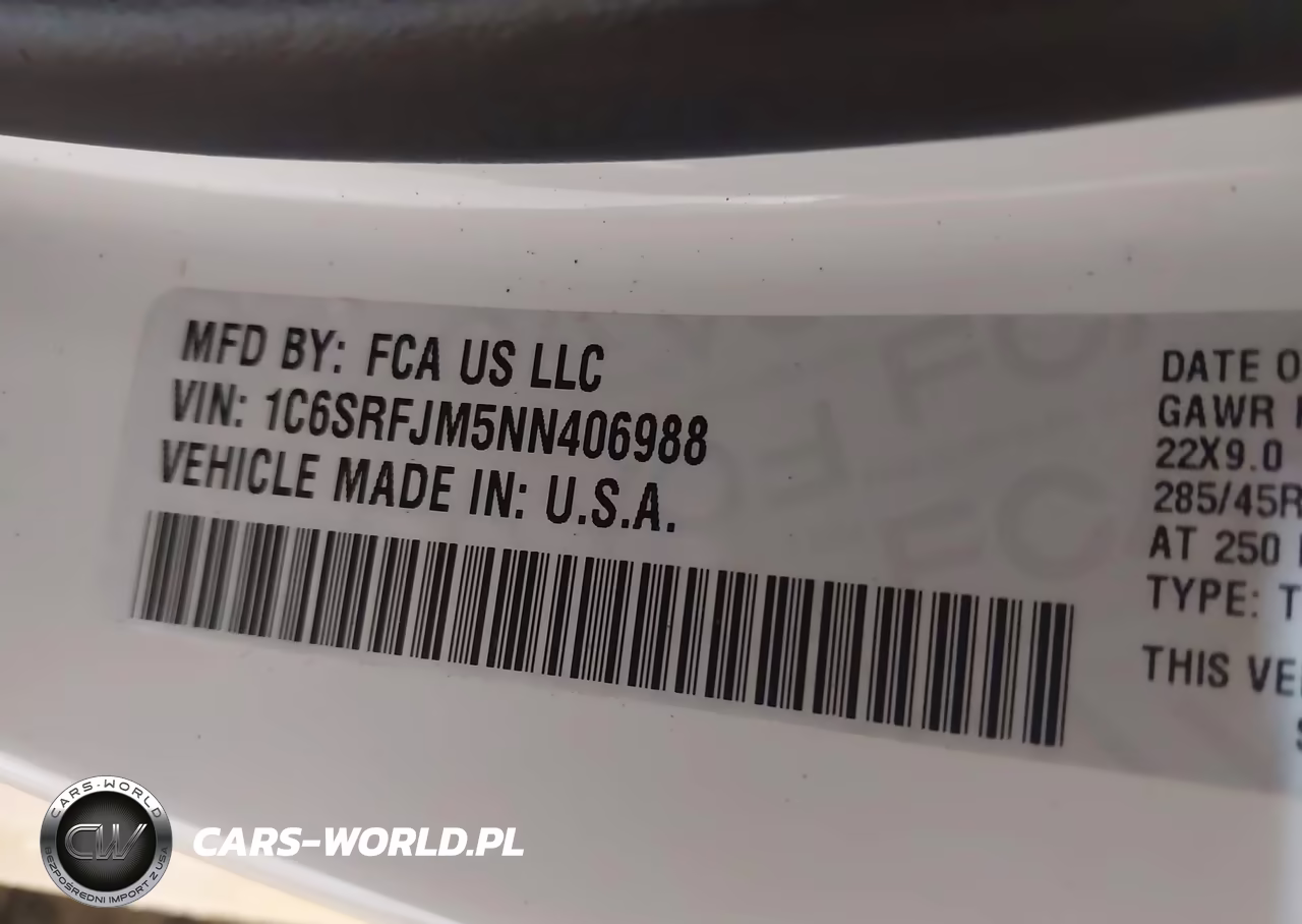 2022 Ram 1500 Laramie 4X4 5'7 Box VIN:1C6SRFJM5NN406988 - 9