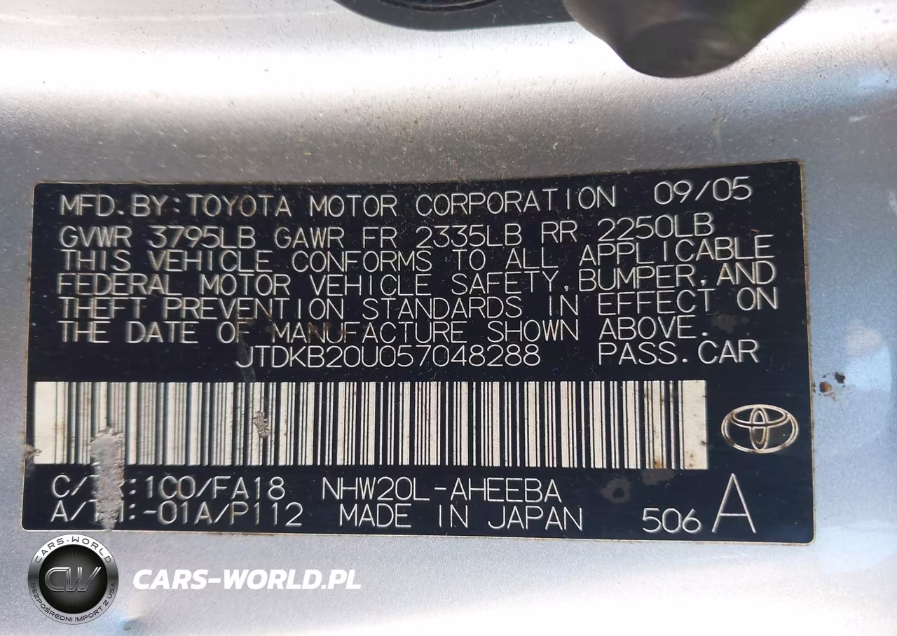2005 Toyota Prius VIN:JTDKB20U057048288 - 9